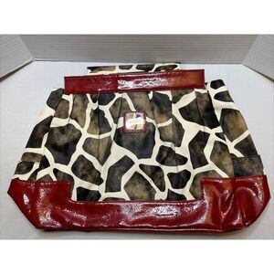 Miche Prima Shell LEXI Giraffe Print Red Faux Leather Cover Shell Brand New